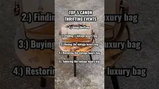 Top 5 Canon Thrifting Events! #thrifthaul #thriftstorefinds #vintagedooneyandbourke #dooneyandbourke