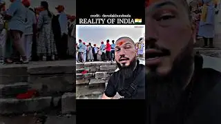 Reality of india🇮🇳#kindness #foreignersinindia #foreignersreactions #indianhospitality #indiaindia