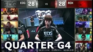 ROX vs EDG - Game 4 Quarter Finals Worlds 2016 | LoL S6 World Championship Rox Tigers vs EDG G4