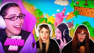 NEZUMI juega SUPER BUNNY MAN con RIVERS, CAPRI y PATTY 🐇🤣💋