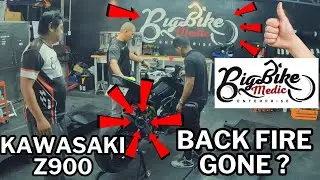 Back Fire Removal | Kawasaki Z900 SE | Big Bike Medic | Jolen