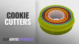 Top 10 Cookie Cutters [2018]: SYGA Round Shape Cookie Cutter Set 5 Pieces Set Mold for Biscuit