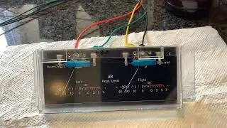 Nakamichi 482 VU-meter units  working in a Nakamichi 670 VU meter housing.
