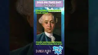 June 4 Died on this day Berty Digz #shorts #history #historyfacts #diedonthisday