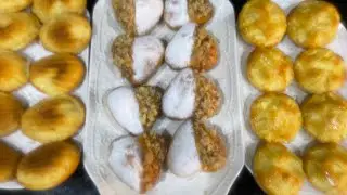 غير بجوج حبات بيض نوعي طاولة الكوتي /مادلين بثلاث انواع ونكهات مختلفة