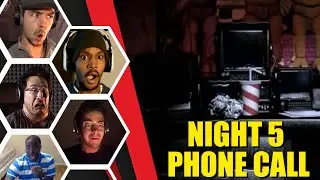 Lets Player's Reaction To The Night 5 Phone Call - Five Nights At Freddy's