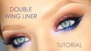 TUTORIAL: Double Wing Liner | Kontrast oraz Podwójna Kreska | EN subs | kitulec