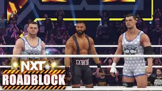 WWE 2K24 - Bron Breakker & The Creed Brothers Vs Indus Sher - NXT Roadblock 2023