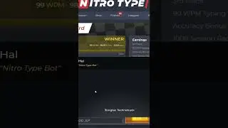 My Biggest Nitro Type Accomplishment SO FAR