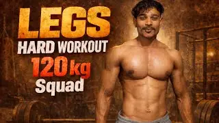 Leg workout | 120 Squats | Hard leg Workout | leg day | Akshay Patil Workout | Legs Train
