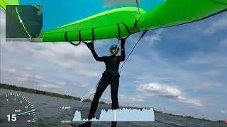 Takuma LOL 1300 Decathlon Foil Stabless NKX Nemesis 5'3 Gong 5m&sup2; Mandichosee Bavaria Flymount