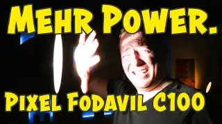 Pixel Fodavil C100 LED Video Leuchte:Test und Vergleich mit Godox SL-60W | TechBoss | Deutsch | 2020