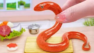Best Seafood Recipe   How to Make Japanese Grilled Eel Rice & Mini Jucy Burger | CoCo Mini Cooking