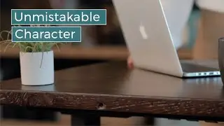 Artisan Grove&trade; Reclaimed Wood Standing Desk Highlights