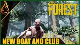 Building A House Boat And Breaking The Log Sled The Forest Ep4