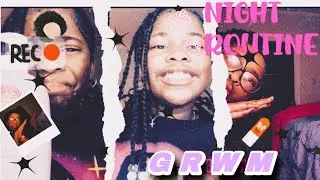 NIGHT ROUTINE 🧼 GRWM for bed￼