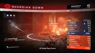 Destiny WTF moment: Lightning grenade gets stuck on skip grenade