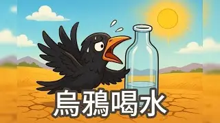 【妞妞老師說故事】EP350《烏鴉喝水》｜寓言故事｜Crow Drinks Water｜兒童故事繪本 #幼兒睡前故事 #繪本 #儿童故事 #乌鸦喝水 #烏鴉 #伊索寓言 #ai #story #故事