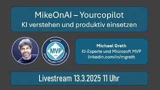 MikeOnAI - Yourcopilot Livestrem - MS AI Tour Community Interviews