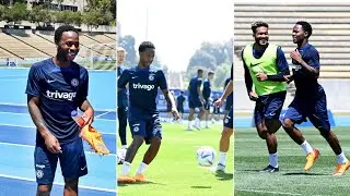 Raheem Sterling First Training Session with Chelsea | Full Training Footage