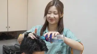 【ハールワッサー】理容女子がする上質のヘッドスパで癒される