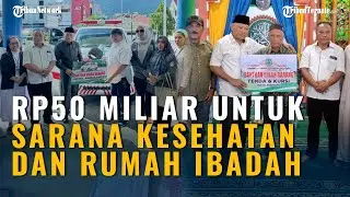 Wagub Malut Sarbin Sehe Salurkan Bantuan Ambulans dan Perlengkapan Masjid di Ternate