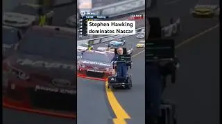 Stephen Hawking claims his first Nascar title