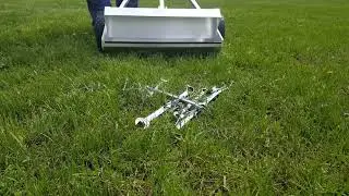 Demonstration of the magnetic sweeper for roofers - RIP