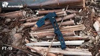 Tough jobs? No problem. The Falcilux folding hatchet handles it. 💪