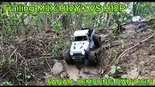 Trailing muddy and slippery hills, RC Adventure 1/12 di  Bukit GA, MJX H12P dan MJX H12Y+