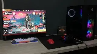RYZEN 5 5600 + GTX 1660 SUPER 🤩TESTE DE DESEMPENHO FREE FIRE 🎯 RANK SOLO GRÁFICOS NO SUAVE +200 FPS