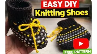 Easy Knitted Baby Booties for 6&ndash;12 Months | Fast & Beginner Friendly Knitting Tutorial 