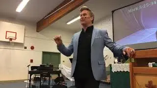 Mark Redner preaching in North Vancouver