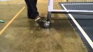 Deluxe PickleNet - a Portable Pickleball Net on Wheels!