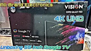Vision 55PQ1 Galaxy Pro 4K QLED TV | Unboxing & First Impressions