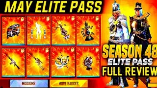 FREE FIRE MAY MONTH ELITE PASS FULL REVIEW  ||FREE FIRE MAY ELITE PASS FULL REVIEW ||