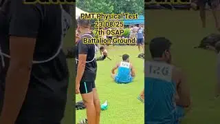 PMT Physical Test #7th OSAP Battalion ground