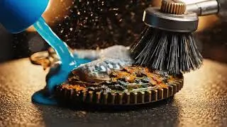 Restoring a Rusted Brass Gear | Extreme Rust and Oxidation Removal