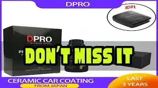 DPRO Ceramic Car Coating Paint Care Liquid Glass Coats Fluorine Nano Super Hydrophobic Coating Auto