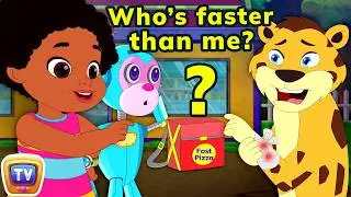 Fact Friends Chiku & Robmon S1E2 - Who's the fastest? - Fun Facts For Kids - ChuChu TV Storytime