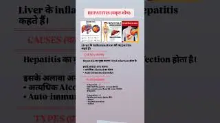 Hepatitis (यकृत शोथ) | Liver Disease Complete Explanation in Hindi #medicine