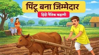 🌾 पिंटू बना जिम्मेदार | Hindi Moral Story 🌾#inspirationalstory #moralstories #hindikahanian 