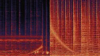 Spectrogram of Experimental Electronic Music: Walk Sign Is On to Cross