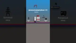 Двухполюсный рубильник. Подключение перекидного рубильника. #реверсивныйрубильник