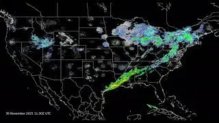 HQ CONUS Radar Loop of Winter Storm Bellamy (2025)