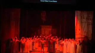 New Jersey Association of Verismo Opera, Grand scene of the consecration