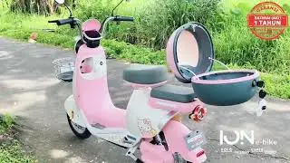Sepeda Listrik Comel Cube TC100 Hello Kitty Edition!