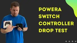 Powera Wireless Switch Controller Durability/Drop Test (Onto Concrete)!