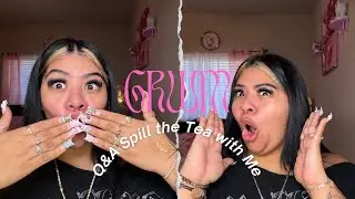 GRWM Q&A spill the tea with me 😱