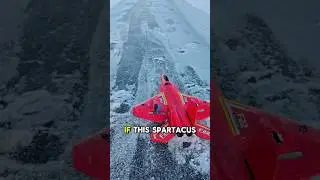 This rc plane flies in winter?🎁